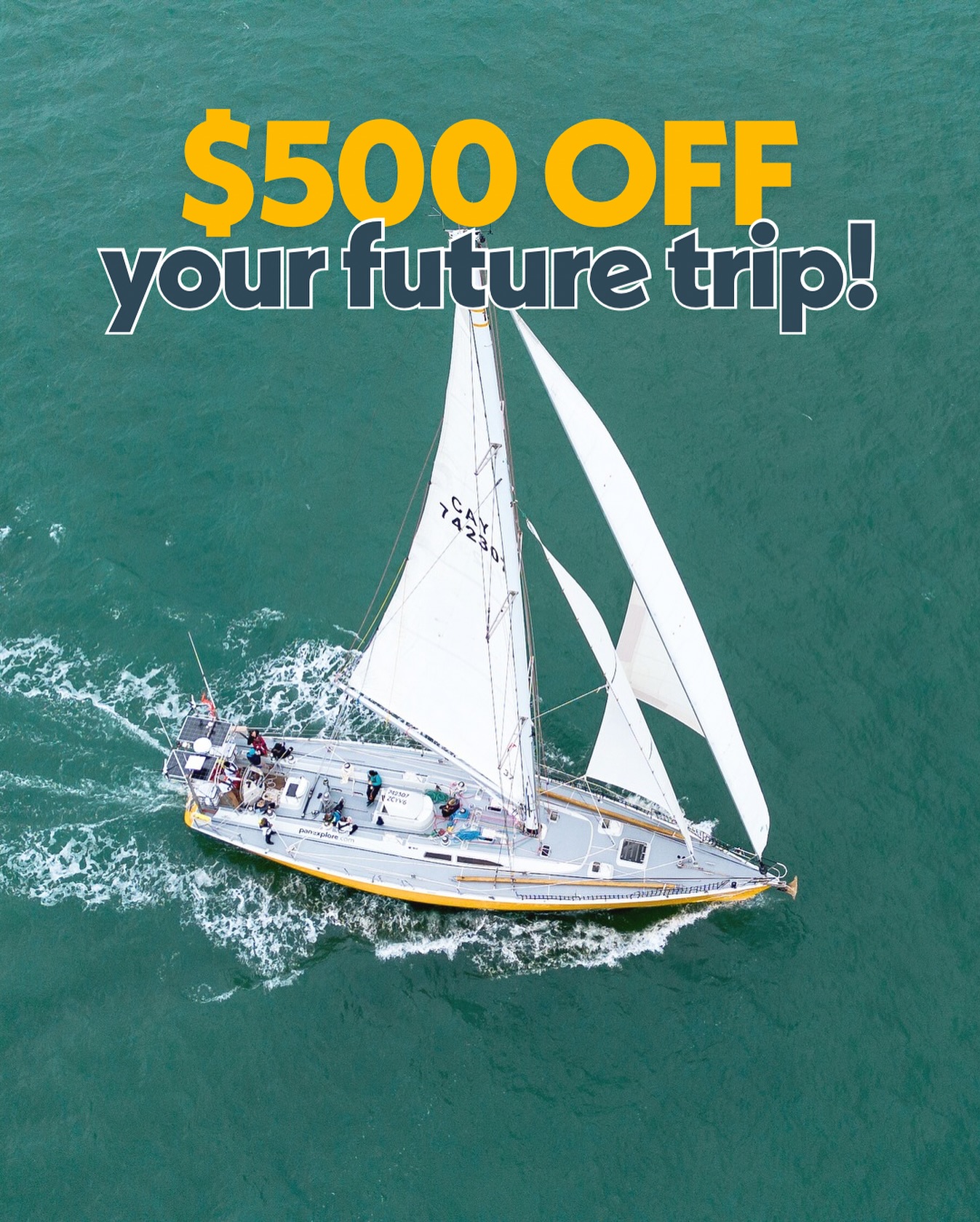 $500 OFF your next voyage — no deposit required if you book before Oct 31 at midnight.
Upcoming journeys with availability:
⛵️ St. Lucia • New Year’s Eve
⛵️ Grenada • Island Hop Expedition
Claim your bunk → before this treat becomes a trick. 🎃✨
Use Code: FREEDEPOSIT500 at checkout! 
#sailingholiday #sailorlife #adventureholiday #sailingadventure