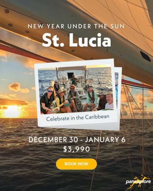 Ring in 2026 from the deck of SV Sea Dragon 🎆
Sail from 30 Dec – 6 Jan around St. Lucia’s lush coast with its iconic Pitons rising from the sea.
Imagine anchoring near Rodney Bay for New Year’s Eve, followed by a sunrise swim and gentle trade-wind sailing along hidden coves, snorkeling in crystalline waters, and savoring fresh seafood in Marigot Bay and Soufrière.
Zero sailing experience? No problem. This trip is perfect for friends and solo adventurers who crave connection, hands-on learning, and island magic.
Reserve your bunk today — your sea story starts here.
#PanExplore #SoloTravel #StLucia #adventureholiday #extremetravel #caribbeanvacation