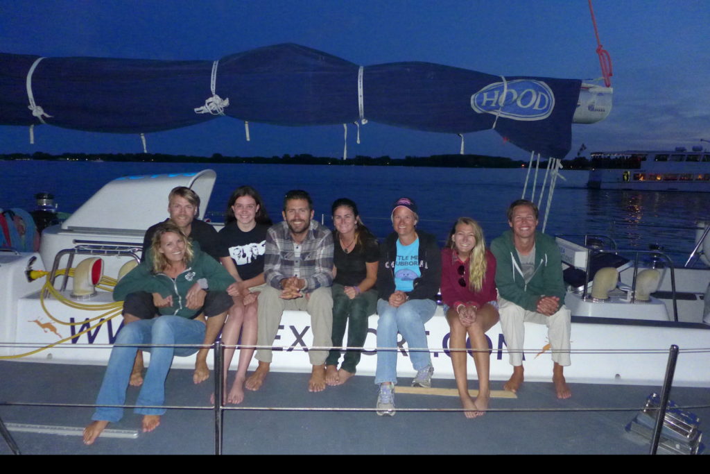 From left to right: Andrew Murgatroyd, Asta Mail, Olivia Hickey, Eric Loss, Shanley McEntee, Candace Bellevance, Madeline Hare and Mitch McLean. What a crew!