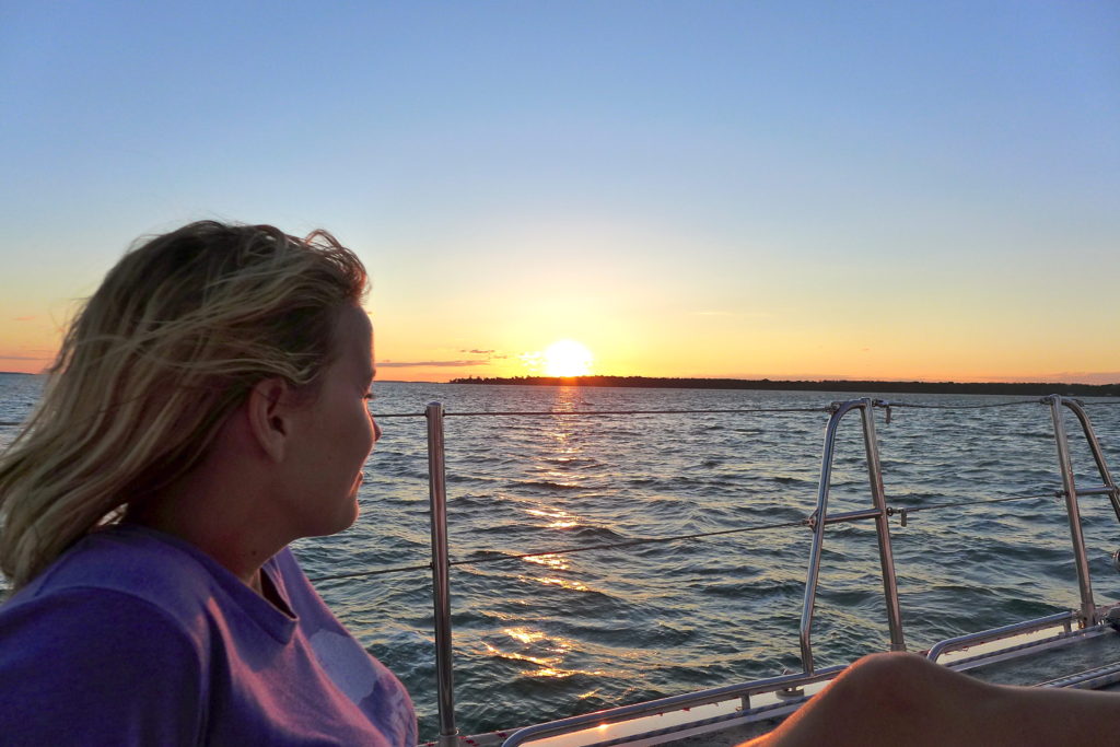The sun is setting and the day is done. What great days they were on board Sea Dragon this summer.