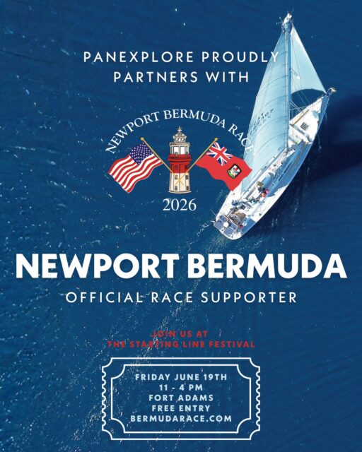 We’re official 🏁⛵️

Panexplore is proud to be an Official Race Supporter of the 2026 Newport Bermuda Race @bermudarace — 100 years of one of ocean sailing’s greatest blue-water classics 🌊

Next Friday, June 19th — come watch 155 boats launch on a 636-mile Atlantic passage at the Starting Line Festival, Fort Adams, Newport 🧭

🎵 Live music
🍔 Food trucks & bars
📺 Live race commentary
👨‍👩‍👧 Kids’ zone & family activities
💥 Cannon signal countdown to the start
Free entry. Free parking. 11am–4pm. 👋

🔗 bermudarace.com @cruisingclubofamerica @royalbermudayc 

#NewportBermudaRace #OffshoreRacing #OceanRacing #SailingLife