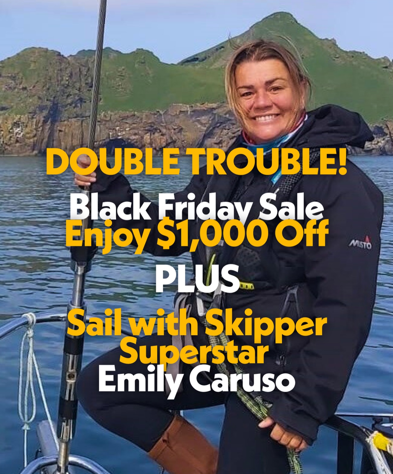 🚨 BLACK FRIDAY! 🚨

Our BIGGEST sale of the year is here — $1,000 OFF ANY TRIP… and yes, Skipper Emily Caruso is joining the adventure. 🌊⛵️

She’ll be at the helm on the following trips:
✨ Green to Greener - St. Lucia to Grenada
✨ Aruba, Bonaire, Curaçao - Grenada to Cartagena, Columbia
✨ Cayman Bound - Columbia to Grand Cayman

Ready for the trip of a lifetime with a world-class sailor?
Deal ends Dec 1 — book now before it’s gone! 🔥

Use code BF1000 at checkout 🎫 

#PanExplore #BlackFridaySale #SailingAdventure
