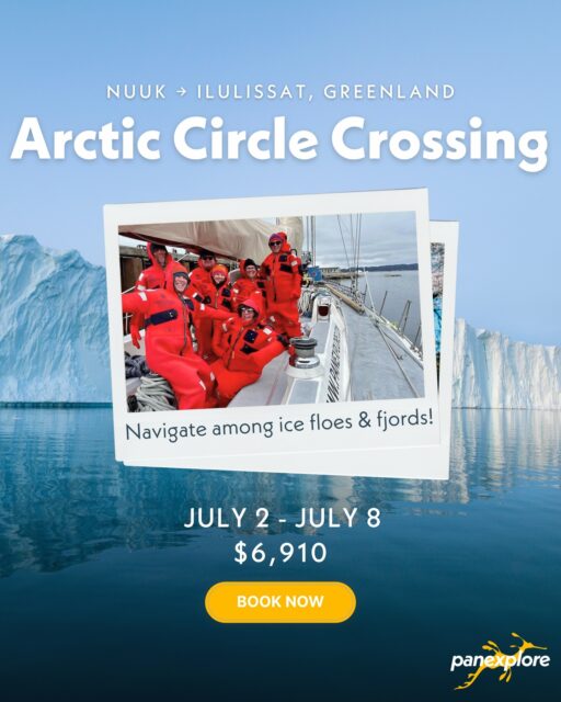 ⛵️ Arctic Circle | Greenland Adventure
Set sail with us aboard SV Sea Dragon from Nuuk → Ilulissat for 7 days of raw Arctic exploration.
• Cross the legendary Arctic Circle under sail
• Navigate glacial fjords, towering icebergs & iceberg-dotted seas
• Learn real seamanship & icy-water navigation
• 24-hour Arctic light + unforgettable wilderness vibes
This isn’t a cruise — it’s a full-on hands-on sailing expedition into one of the planet’s wildest frontiers.
🌊 Space is limited — book your berth now | Link in Bio
#Panexplore #AdventureSailing #ArcticCircle #arcticsummer