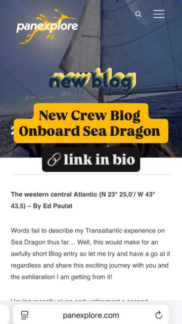 New Crew Blog onboard SV Sea Dragon by Guest Crew Ed Paulat for the ARC RALLY 2025

@arc_rally @setsailwithed @rorcracing 
#arcrally #atlantic #sailingadventure