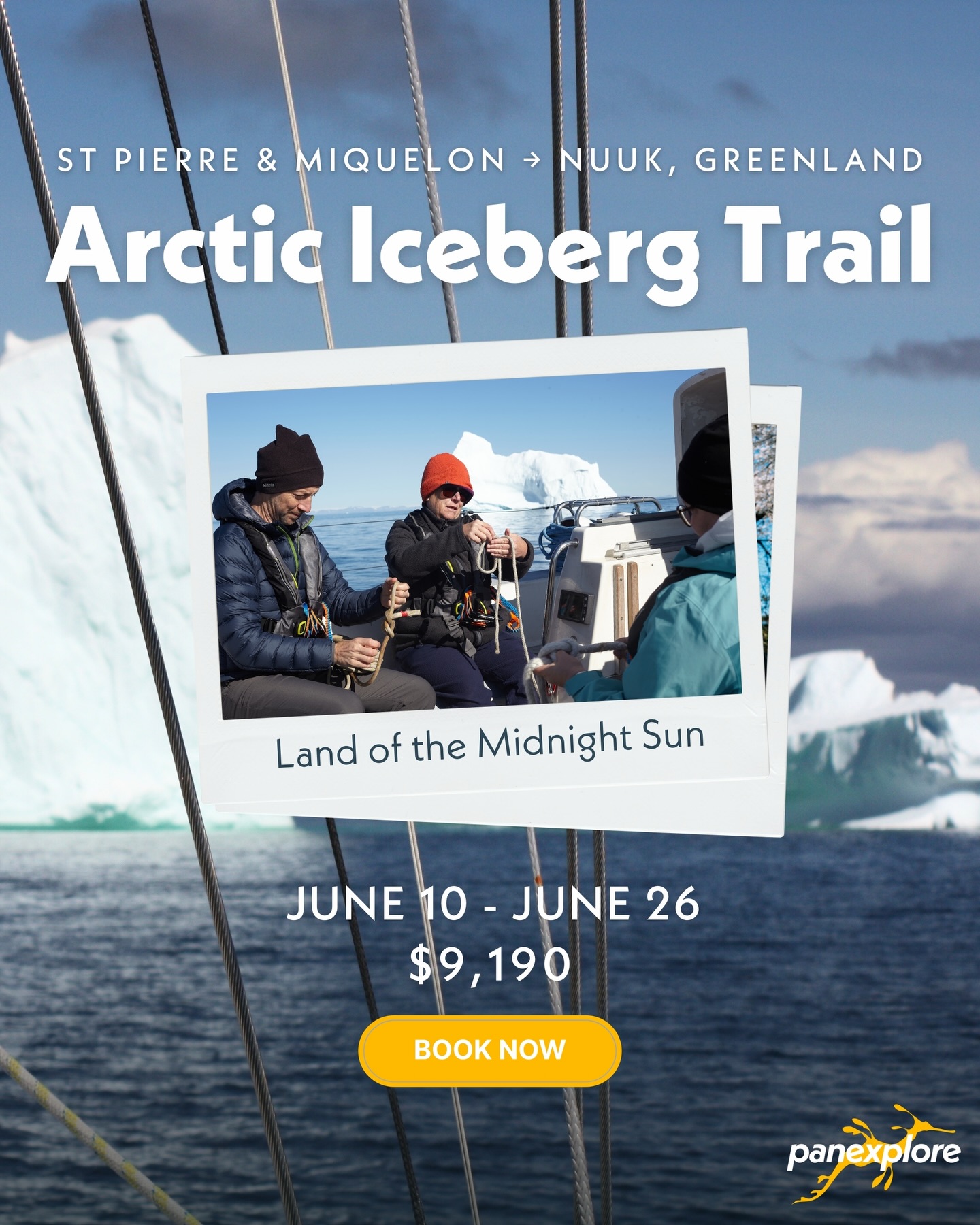 Set sail on a once-in-a-lifetime expedition from St Pierre & Miquelon to Nuuk, Greenland aboard SV Sea Dragon โ a hands-on adventure sailing trip into true Arctic wilderness.
This 17-day, 1,200-nautical-mile high-latitude passage traces ancient iceberg trails, endless daylight under the midnight sun, and windswept seas where icebergs, whales, seabirds, and raw northern beauty rule the horizon. โต๏ธโจ
From cold-clear air and remote ocean miles to real seamanship, advanced navigation, and expedition living, youโll be part of a capable crew โ standing watch, trimming sails, and learning offshore skills few travelers ever experience. Landfall in Nuuk, Greenlandโs vibrant capital caps this epic journey across the North Atlantic. ๐๐งญ
๐
Dates: June 10โ26, 2026
๐ฐ Trip Price: $9,190
๐ Start: St Pierre & Miquelon โ End: Nuuk, Greenland
โจ This is not a cruise โ itโs expedition sailing.
๐ Dream big. Sail far. Explore beyond.
๐ Book your berth & claim your Arctic adventure: link in bio.
#ArcticExpedition #AdventureSailing #Greenland #onceinalifetime