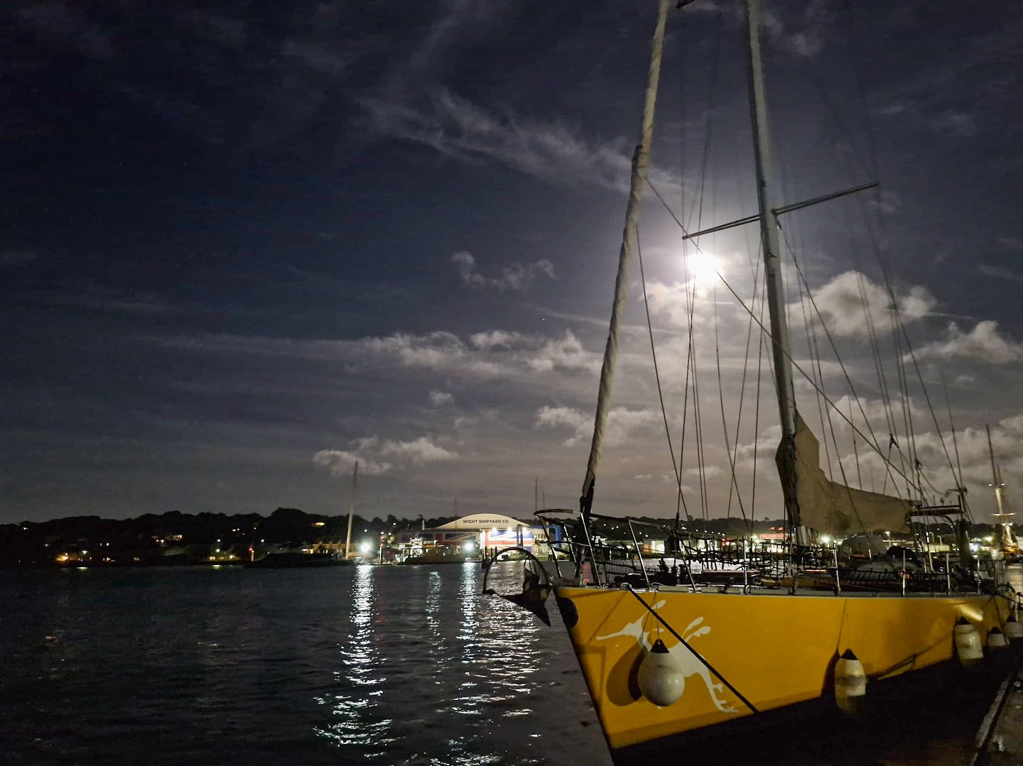 SV Sea Dragon rests under the moonlight, ready for what’s ahead. 🌕 
After months of care and transformation, she’s out on her first trip of our new itinerary — and couldn’t be more proud to see her come to life again. ⚓️🐉
 #PanExplore #SeaDragon #sailingphotography #adventuresailing #uksailing #sailingyacht