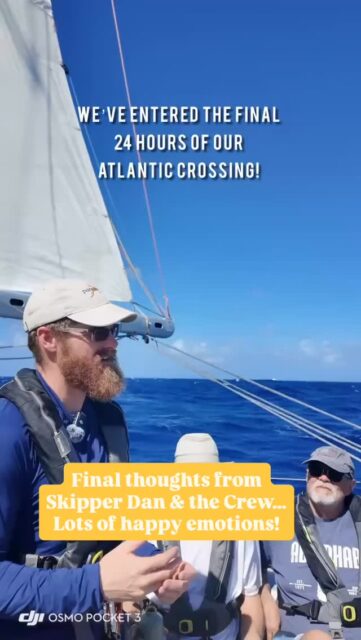 Final thoughts from our crew onboard SV Sea Dragon, so pleased everyone had a FANTASTIC TIME! Well done Crew! You did it!!! You crossed the Atlantic Ocean!
Onboard SV Sea Dragon for the @arc_rally
#atlanticcrossing #arcrally #sailingadventure