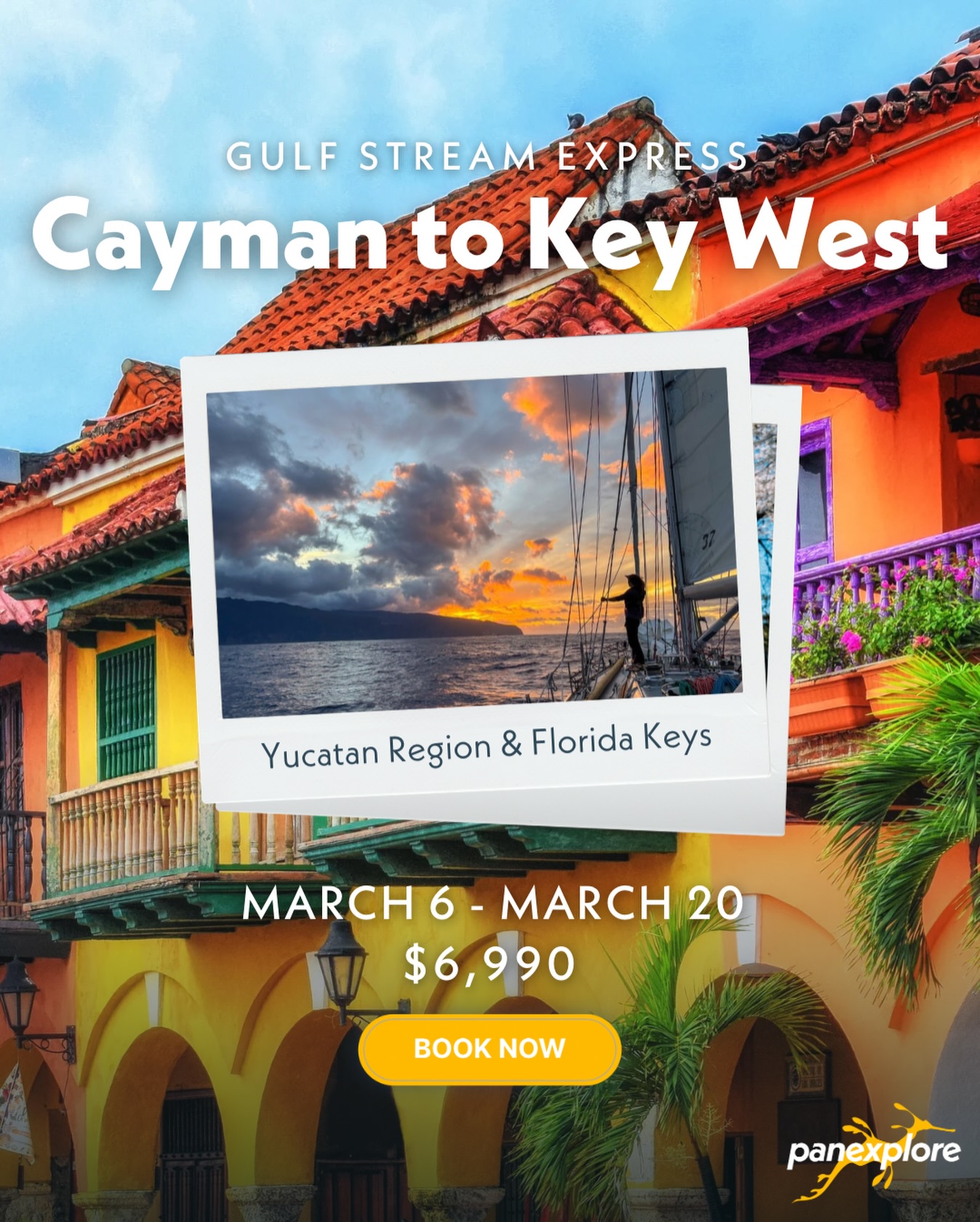 Cayman ➝ Key West | Gulf Stream Express

This isn’t just a sail — it’s a true offshore passage.

Trade winds, night watches, open ocean, and the kind of confidence that only comes from miles under your keel. From the turquoise blues of Cayman to the iconic, cultural shores of Key West, this is where seamanship is built and perspectives shift.

Reserve your berth today for $500 | www.panexplore.com 🔗 

#sail #florida #adventurenthusiasts #sailinglife 

⚓🌊